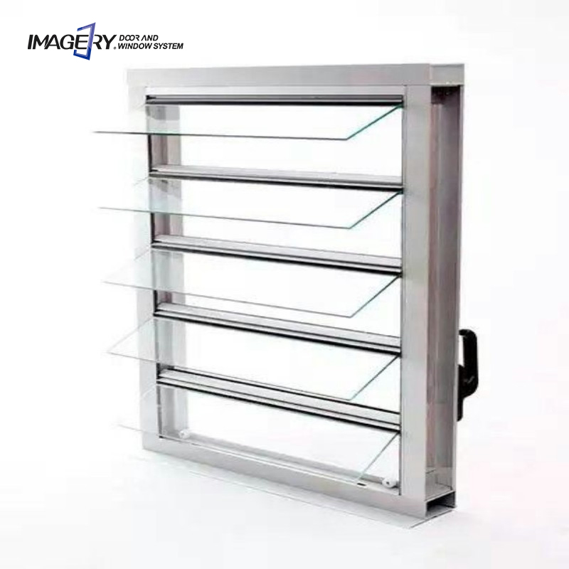 Modern Temperred Shutter Price Aluminum Morden Jalousie Window Glass Louver Manufacture