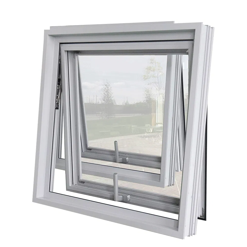 Florida Approved Hurricane Villa Home Manual Aluminum Awning Window for House
