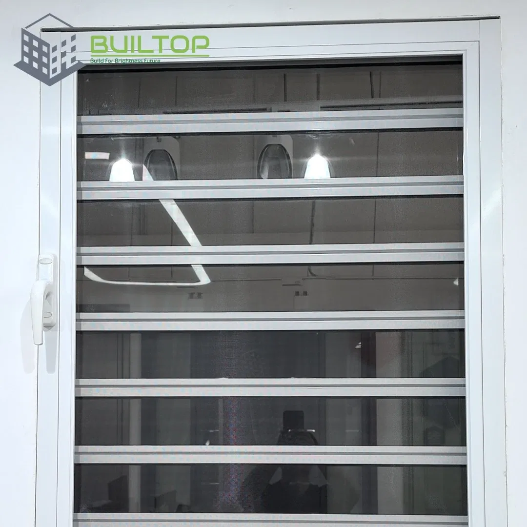 Acoustic-Proof Aluminum Glass Shutters Jalousie Windows for Luxury Home Theaters