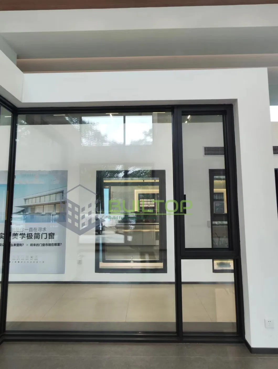 New Double Pane Aluminium Casement Picture Window with Large Fixed Glass Combination Windows Custom for Home