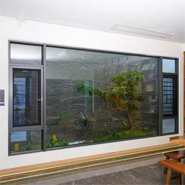 High Insulation Narrow Frame/ Slim Frame Aluminum Window System Casement Window