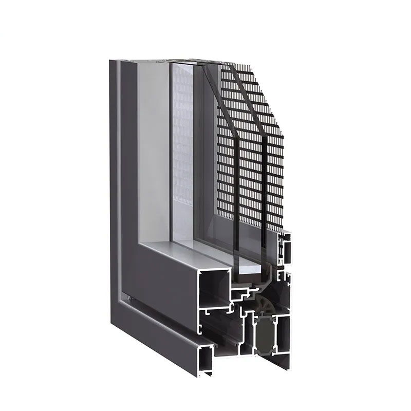 Slim Frame Low-E Double Glass High Efficiency Sliding Window for New Builds