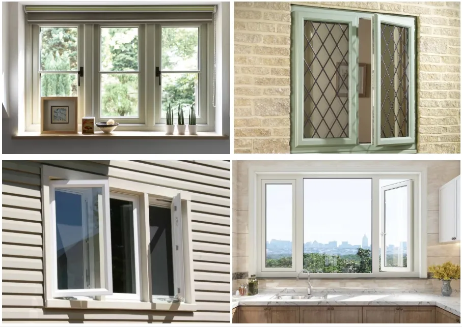 Modern Casement Windows Double Glazed Glass