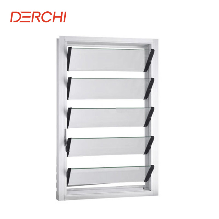 Fashion Design Exterior Aluminum Louvered Door Security Titanium Security Door Aluminum Profile Jalousie Louver Shutter Windows