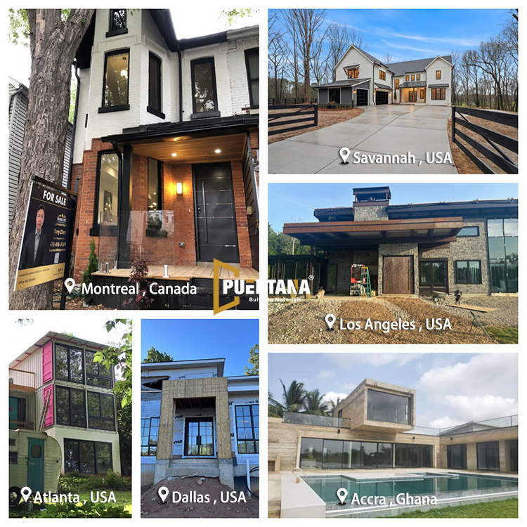 Special Shape Picture Fixed Staircase Window Aluminum Arch and Round Top Windows