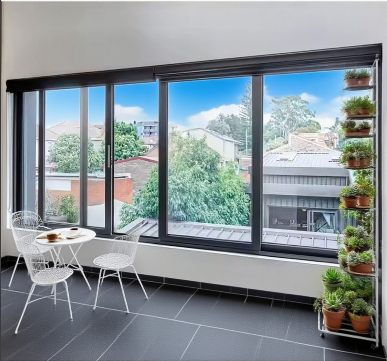 Factory Sliding Glass Aluminium Windows and Doors Casement Metal Sunroom Casement Aluminum Window