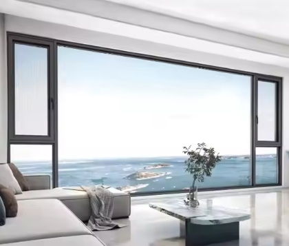 China Manufacture Aluminum Alloy Casement Window Tilt and Turn Window with Mosquito Net/Invisible Screen