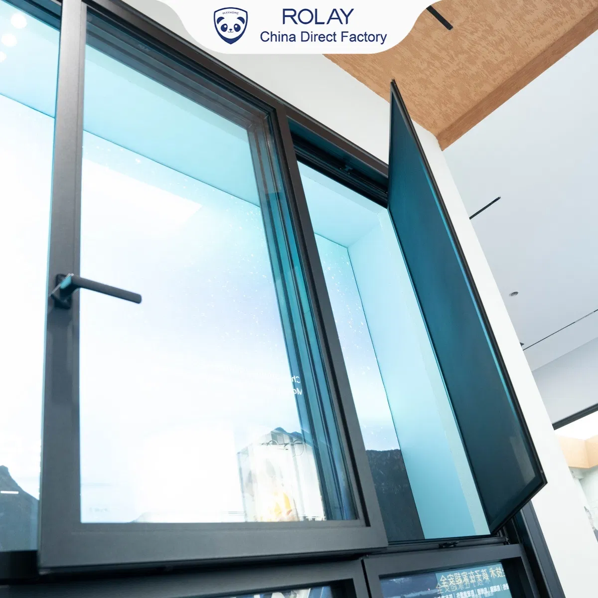 Rolay Aluminium Window Awning Window Thermal Insulation Child-Safe Soundproof Dustproof Tempered Glass Window Casement Window for School Buildings and Developer