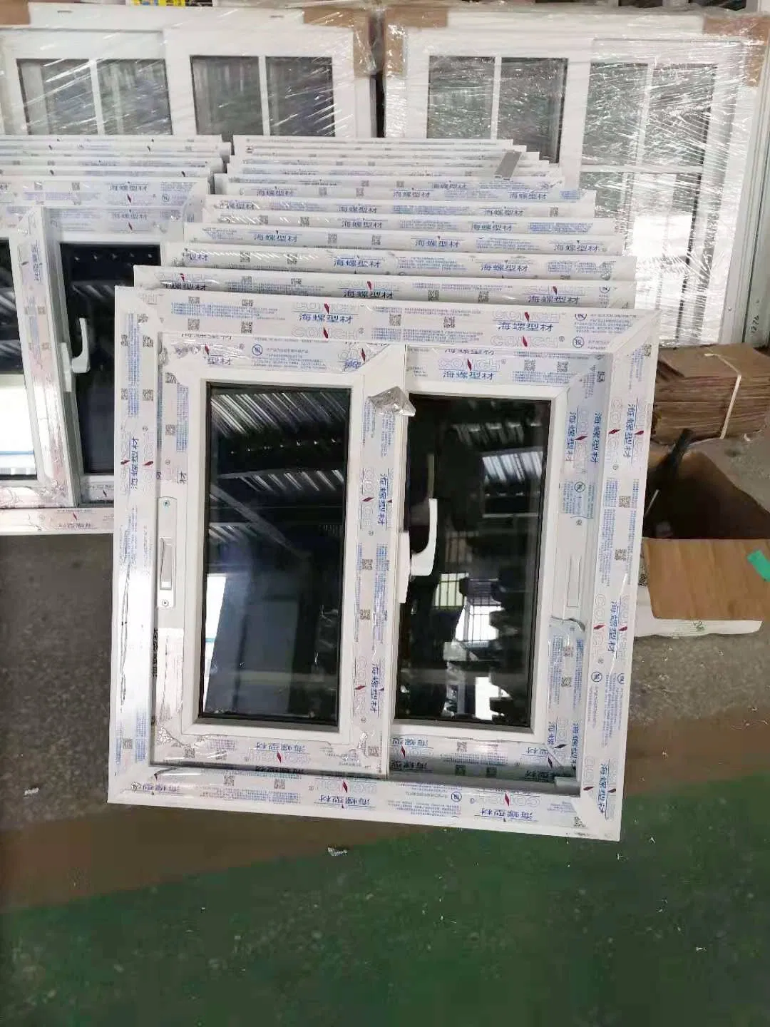 Hot Selling UPVC PVC Sliding Windows with Hurricane Impact Glass for Bahamas