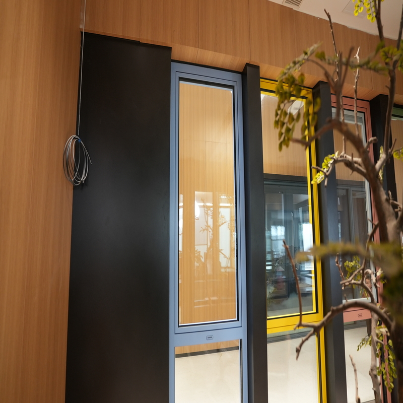 Energy Efficient Customized Thermal Break Aluminum Aluminium Window Powder Coated Casement Tilt Turn Window with Double Glazed for Passive House