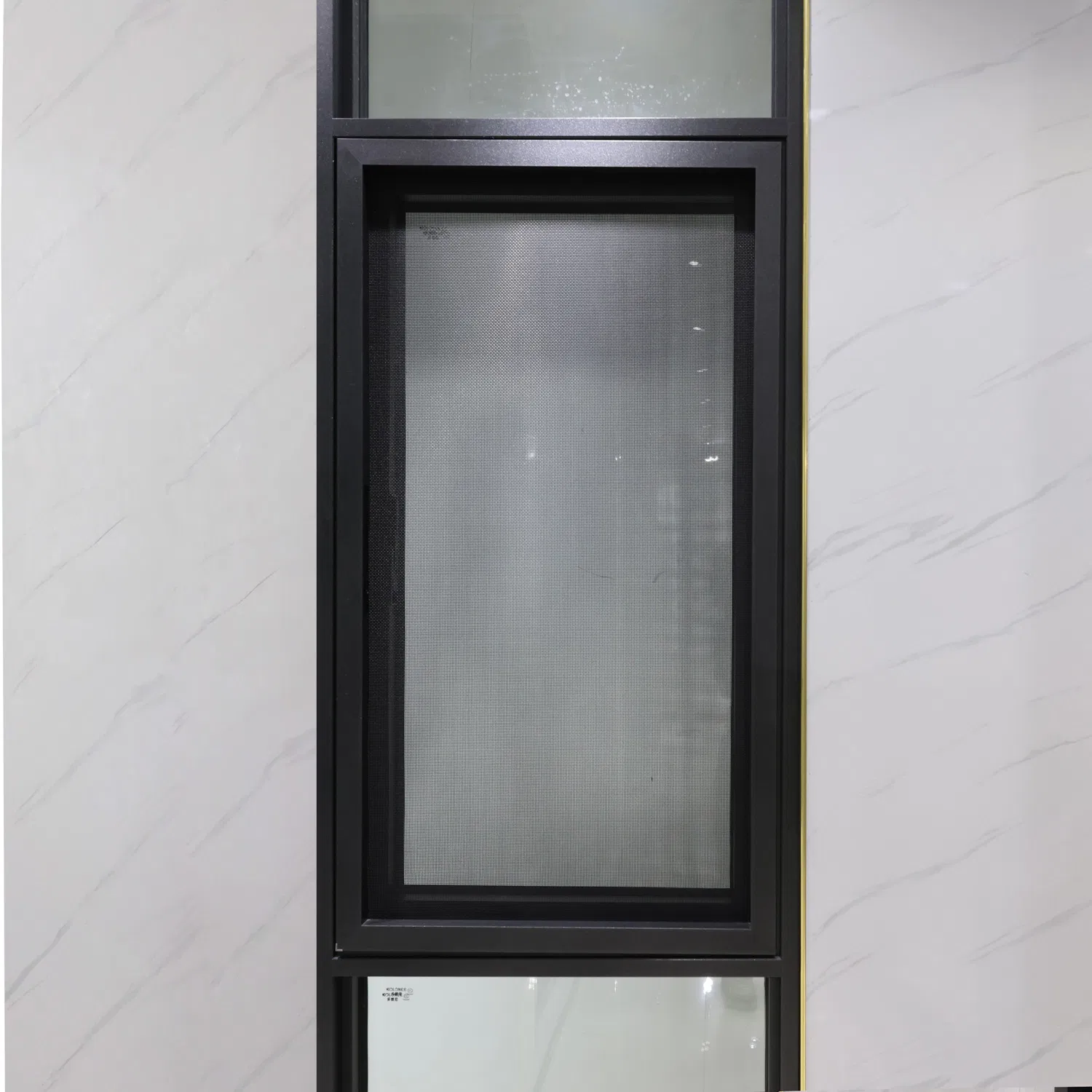 Narrow Frame Slim Frame Thermal Break High Insulated Triple Glass Casement Windows