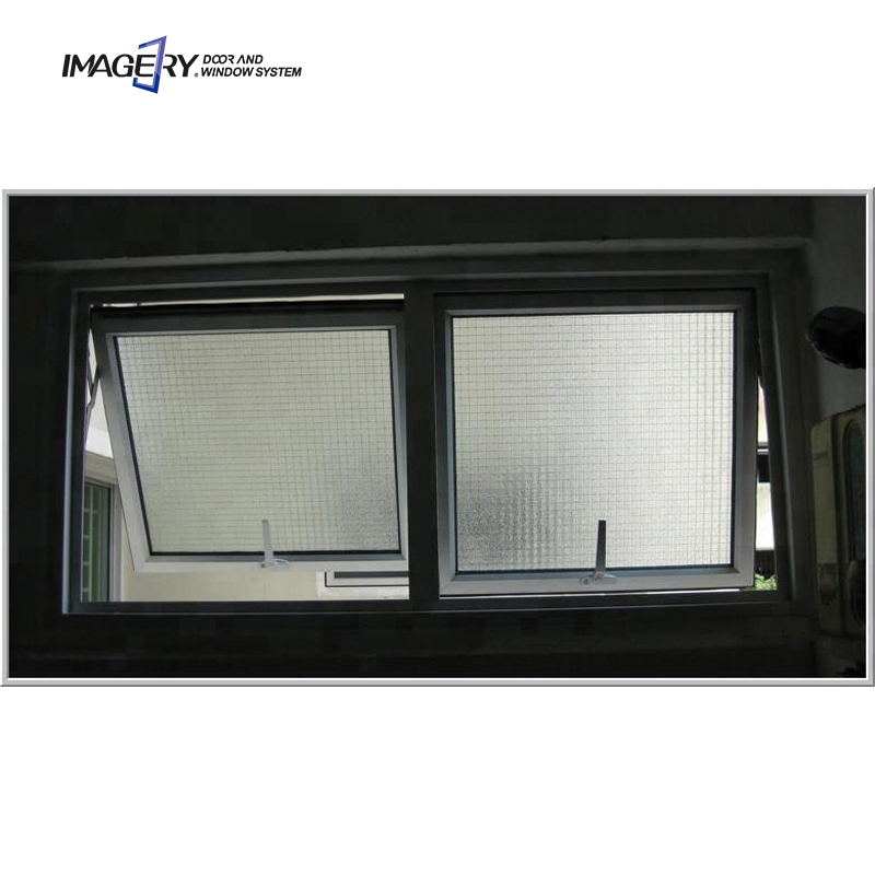Excellent Quality Windows and Doors Tempered Glass Aluminum Awning Window