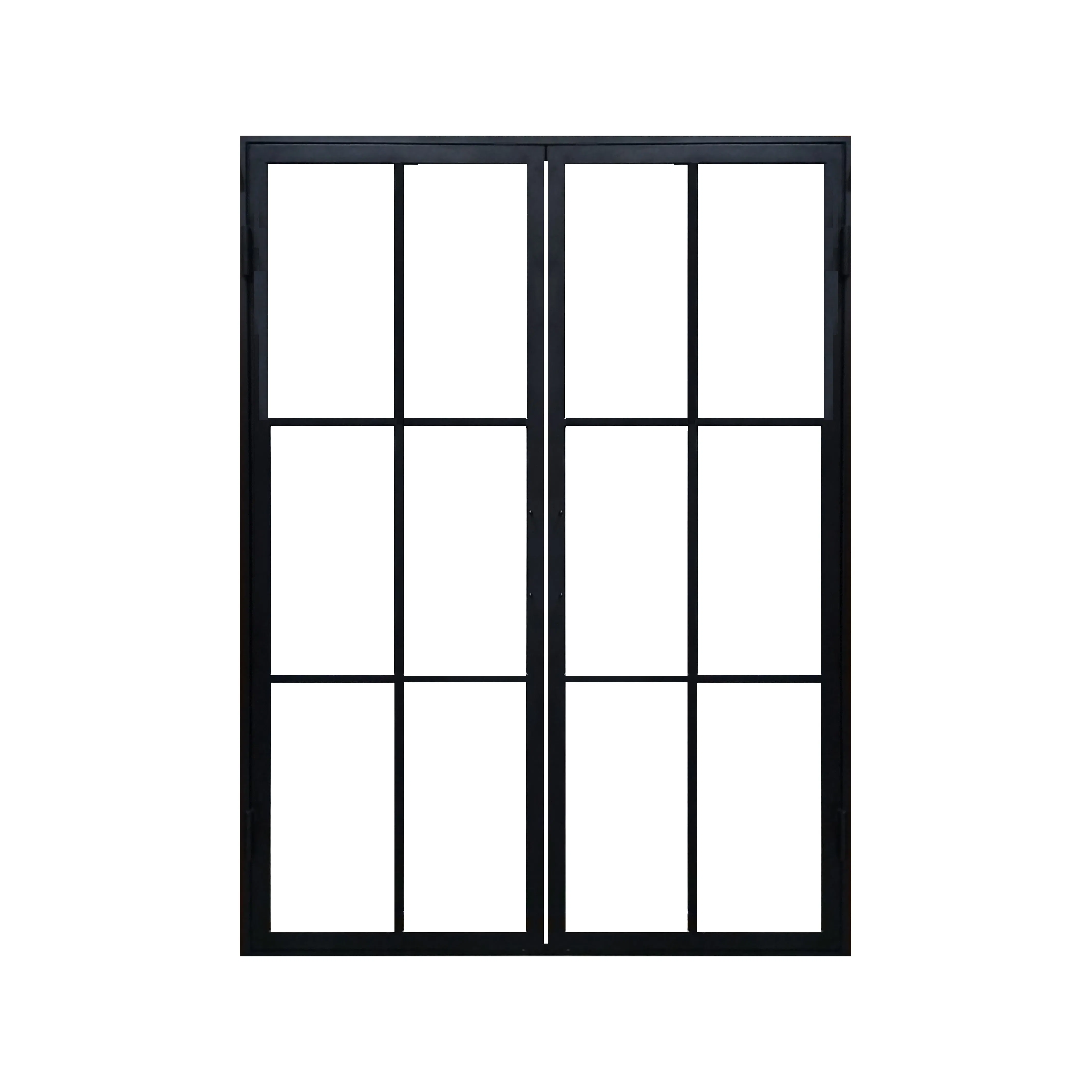 Interior Slim Series Narrow Frame French Double Steel Window