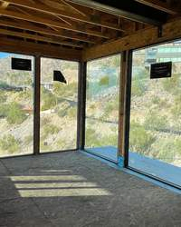 Triple Glazed Cheap Price Black Panoramic Floor to Ceiling Fixed Casement Big Picture Window