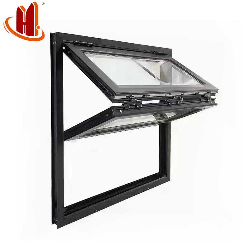High Quality Aluminum Bi Folding Modern Glass Folding Vertical Window