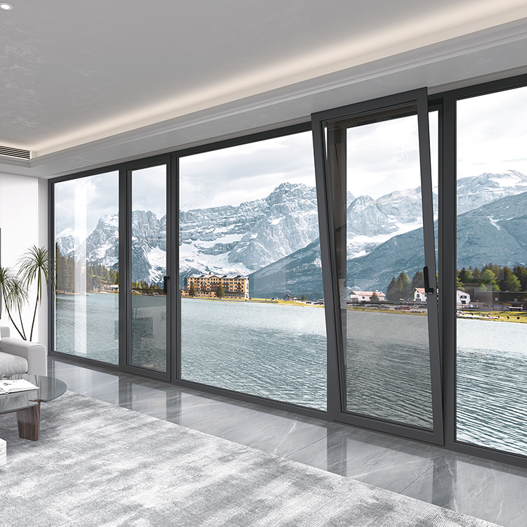 Aluminium Window Tilt and Turn Standard Thermal Break Aluminum Casement French Window