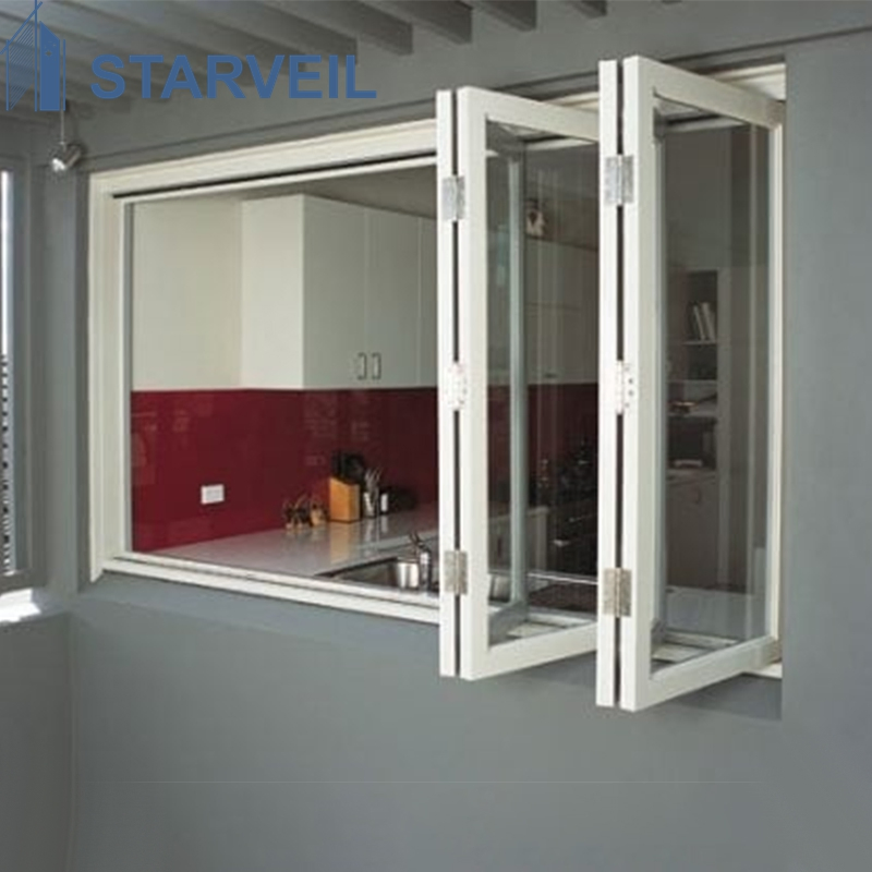 Smart Design Aluminum Folding Window Large Opening and Slim Aluminum Frame and Long Lifespan Window