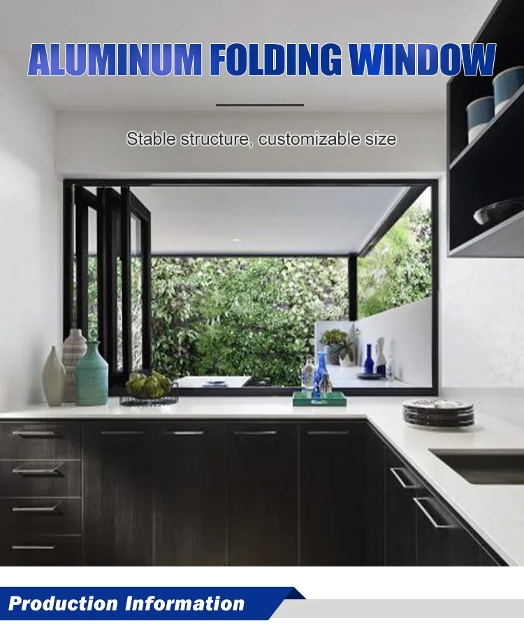 Aluminum Bi Folding Windows