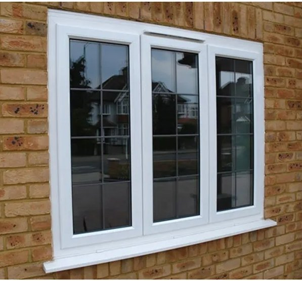 Modern Grill Design Tempered Glass Powder Coating Double Glazed Glazing Metal Soundproof Aluminum Casement Triple Sliding Aluminum Wrought Iron Window