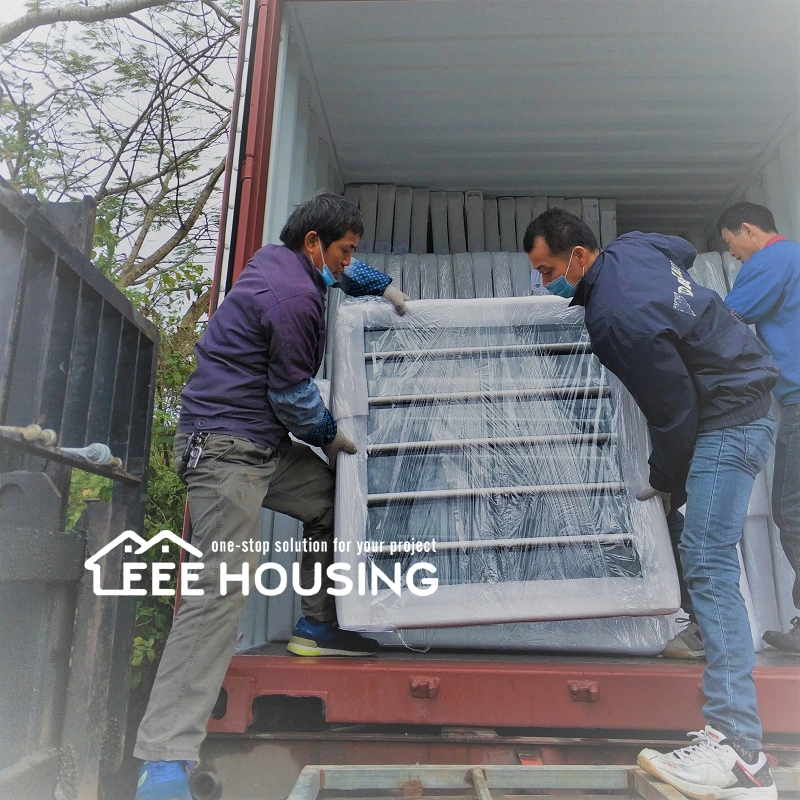 China Factory Supply Inbuilt Security Jalousie Louvre Windows with Aluminum Adjustable Glass Louver Shutter for Residential Project