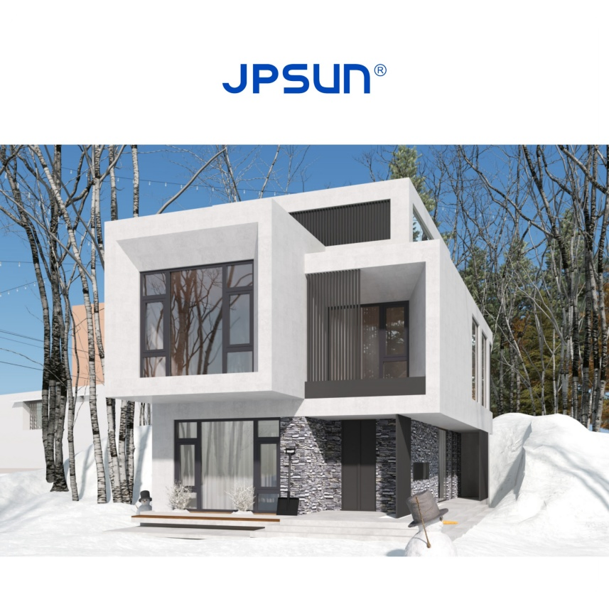 Soundproof Aluminum Casement Window Utilizing Insulated Glass Construction for Effective Noise Reduction