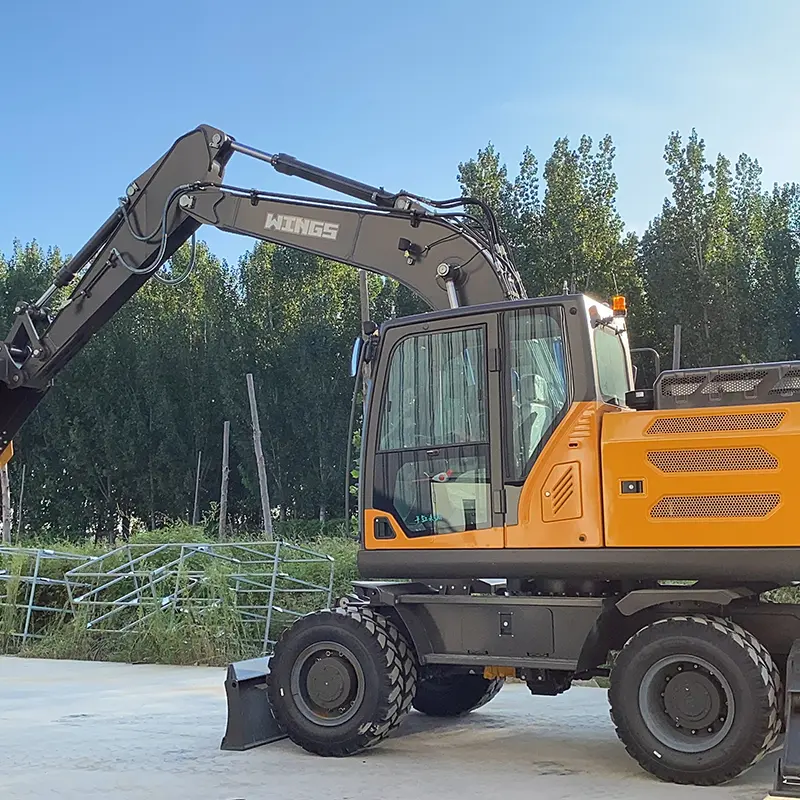 Cheap Rubber Tire Excavator Operating Weight 15T Manufacturers, Factories