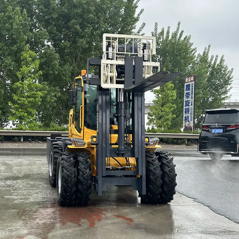 China All Wheel Drive Forklift with 5T Load Capacity Manufacturer, Factories