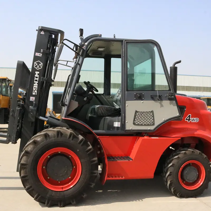 Cheap All Terrain Forklift with 5t Load Capacity Supplier, Factory