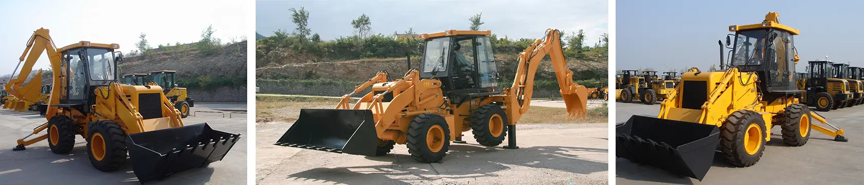 Articulated Backhoe Loader Main View