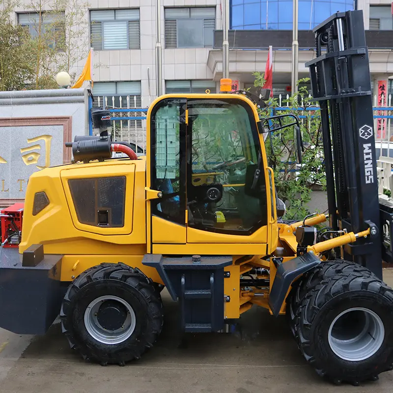 Buy Compact Rough Terrain Forklift with 3.5T Load Capacity Manufacturer, Factory