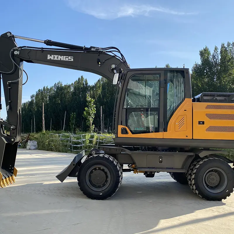 Cheap Rubber Tire Excavator Operating Weight 15T Manufacturers, Factories