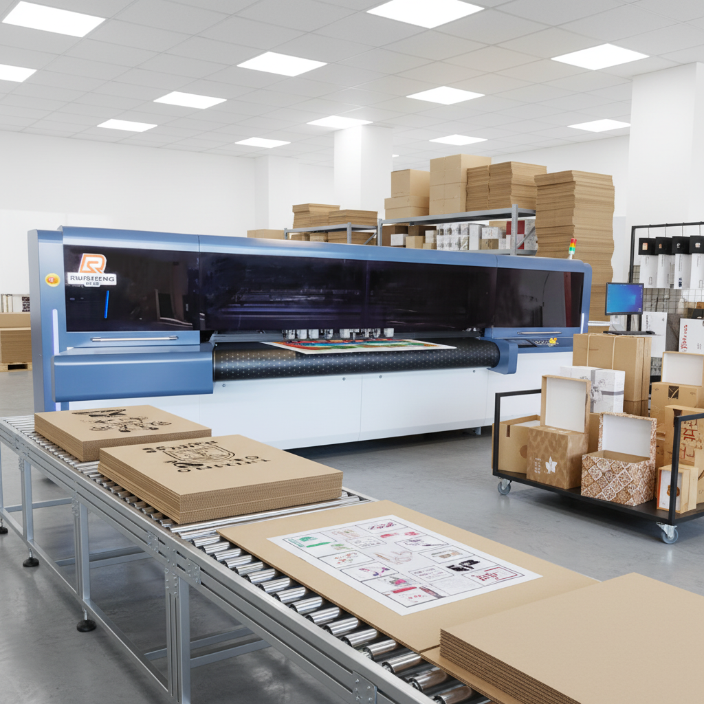 Famous High Speed Automatic Digital Single Pass Corrugated Board Printing Machine Large Format Carton Box Manufacturer, Company