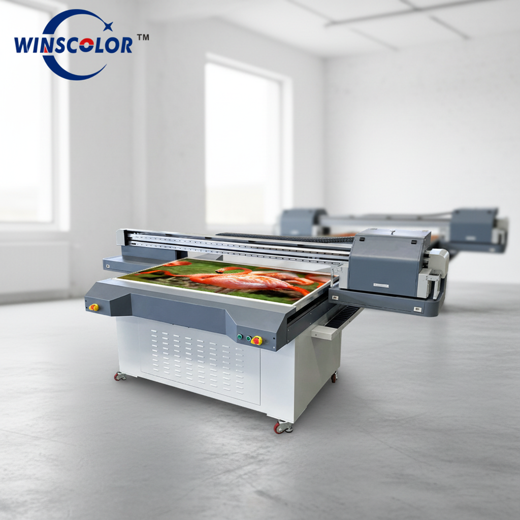 Famous Best Price Cmyk+W Large Format Flatbed Uv Printing Machine Automatic Uv Flatbed Printer Companies, Product