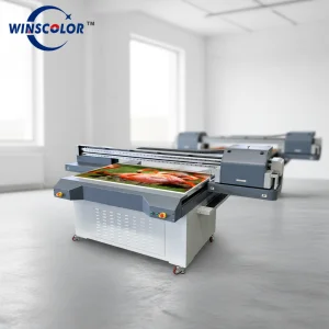 Famous Best Price CMYKW Large Format Flatbed UV Printing Machine Automatic UV Flatbed Printer Companies Product