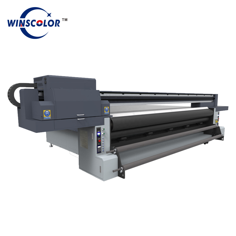 Wholesale UV Flatbed with Roll to Roll Printer Good quality Digital Large Format Aluminum Wood Glass Wallpaper  Suppliers, Exporter