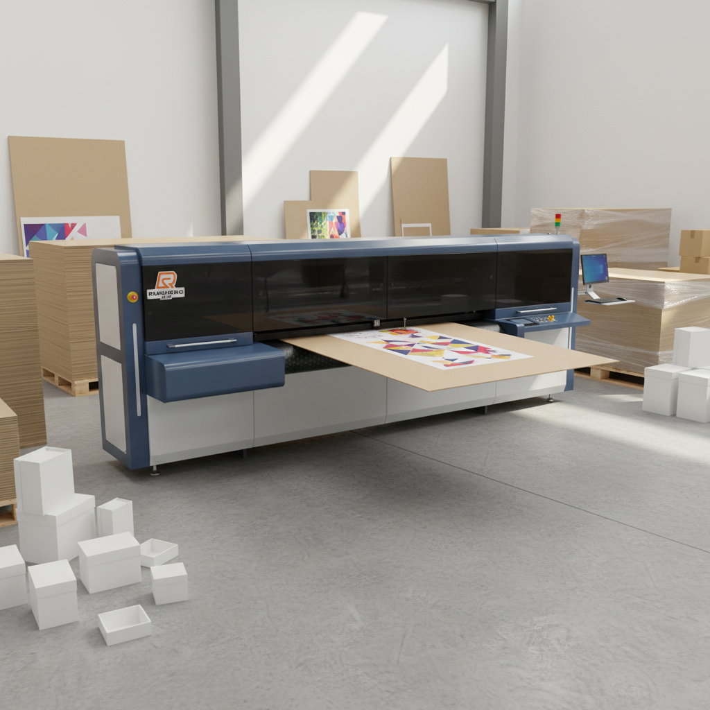 Famous High Speed Automatic Digital Single Pass Corrugated Board Printing Machine Large Format Carton Box Manufacturer, Company