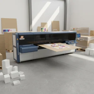 Famous High Speed Automatic Digital Single Pass Corrugated Board Printing Machine