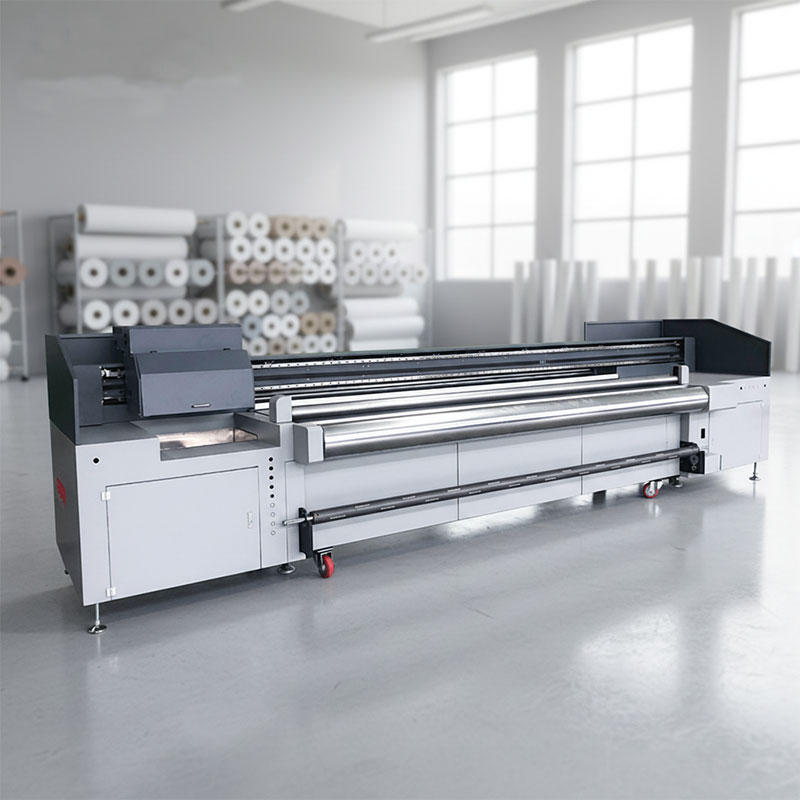 High-Quality Large format UV Inkjet Hybrid Flatbed Printer Roller Printing Machine Company, Companies