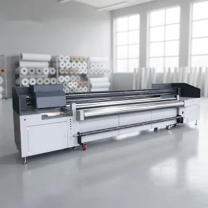 High-Quality Large format UV Inkjet Hybrid Flatbed Printer Roller Printing Machine
