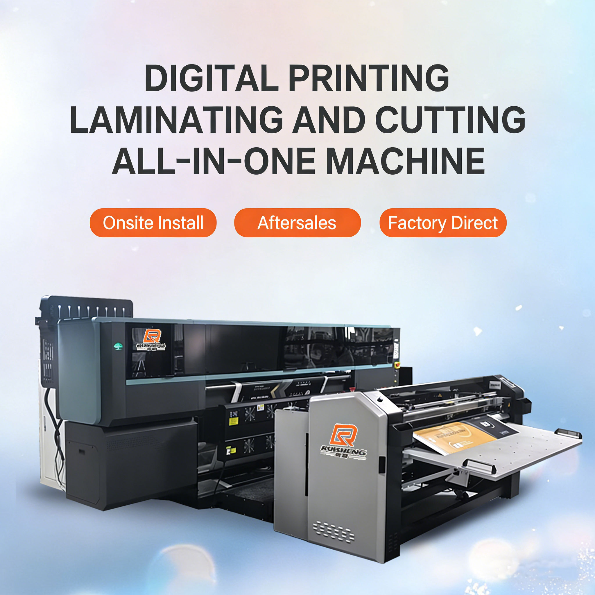NTEK RS1900-E16 Digital Printing Lamination Cutting Machine High Precision for Packaging Paper All-in-One for Custom Production Factories, Exporters