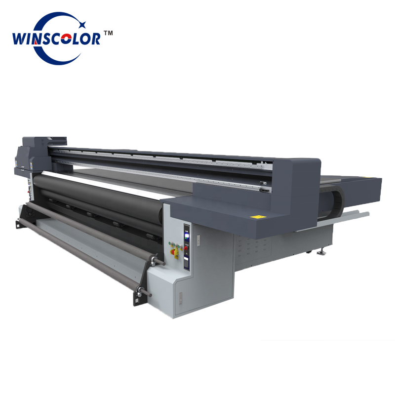 Wholesale UV Flatbed with Roll to Roll Printer Good quality Digital Large Format Aluminum Wood Glass Wallpaper  Suppliers, Exporter