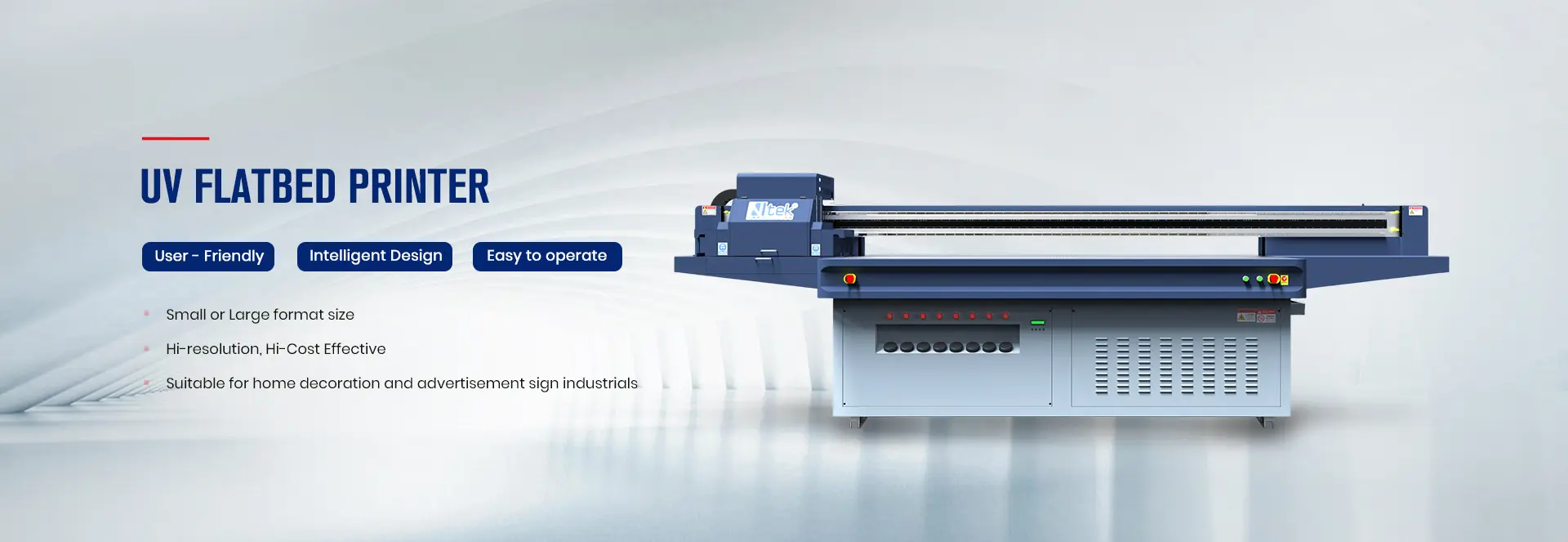 UV flatbed with roll-to-roll printer for flexible and rigid media