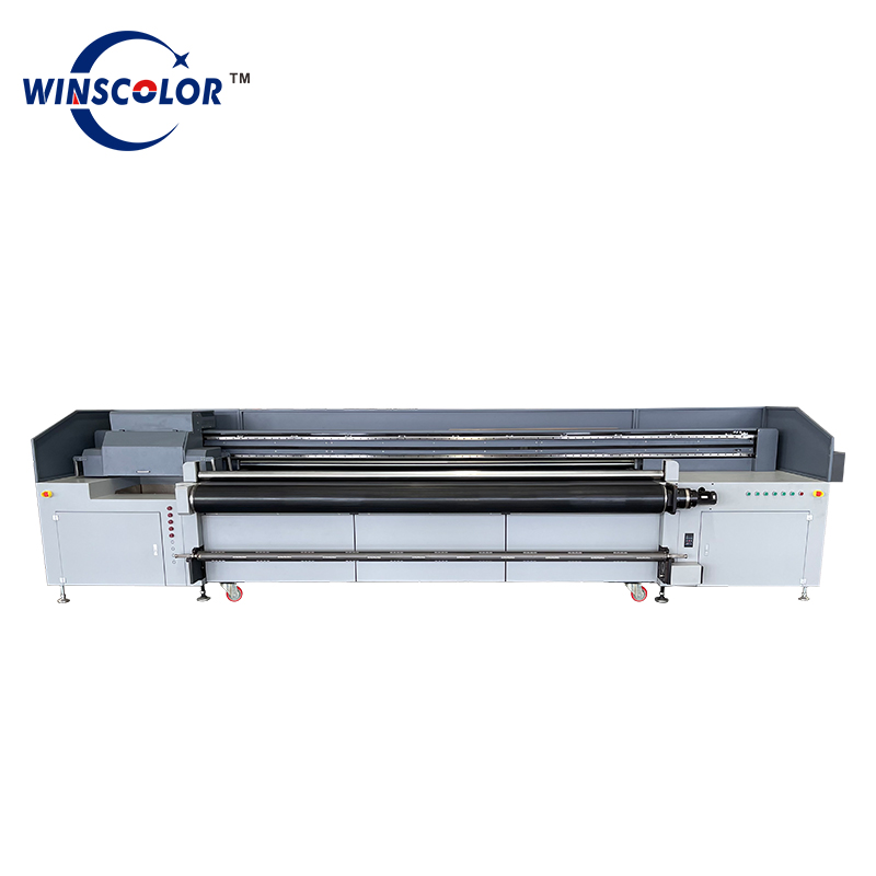 High-Quality Large format UV Inkjet Hybrid Flatbed Printer Roller Printing Machine Company, Companies