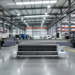 NTEK Large Format Digital Inkjet UV Flatbed with Roll to Roll Printer
