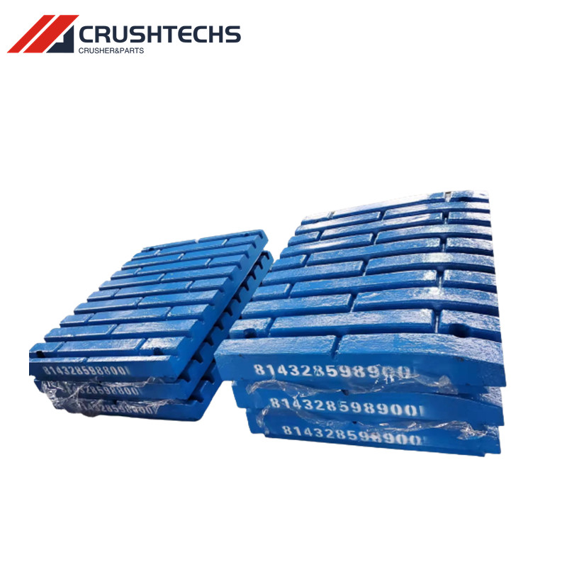 Manganese Casting Fixed/Movable Jaw Plate Apply Cj613 Jaw Crusher Spare Parts