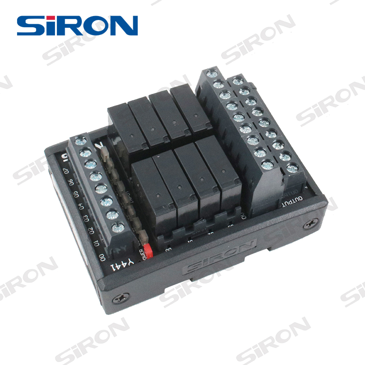Siron Y441 PLC Relay Module Wide Base Type 8-Digit Signal Relay Module