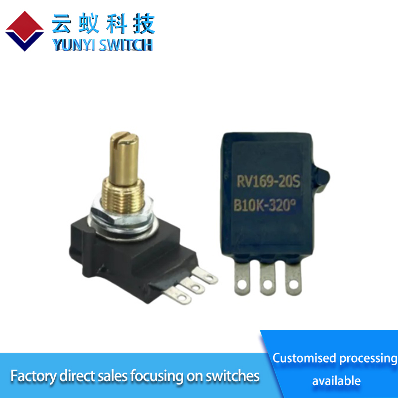 Industrial and Commercial Long-Life 16mm Conductive Plastic Precision Rotary Waterproof Sensor Potentiometer