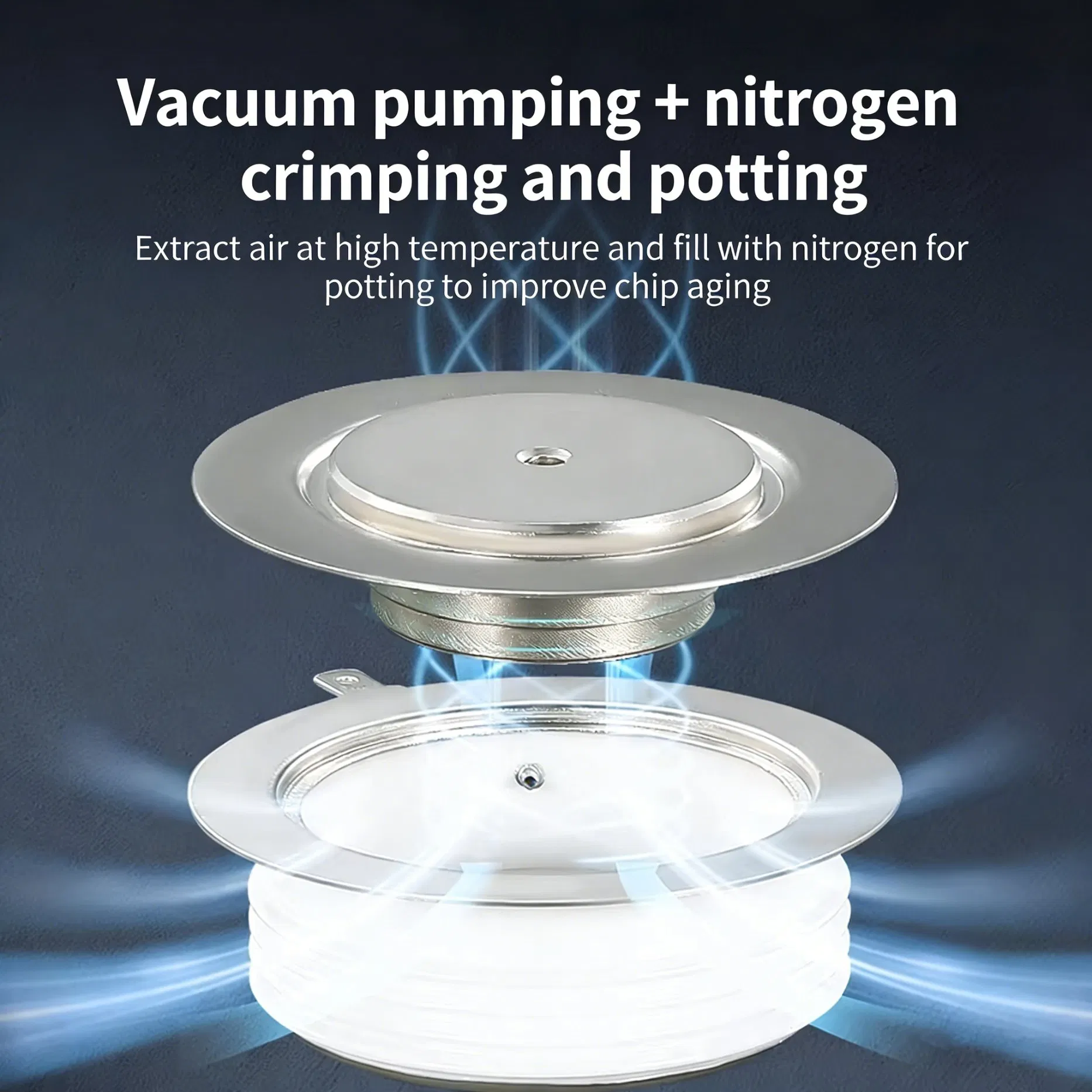 Kk 500A 1600V Fast SCR Thyristors Rectifier Module Concave Shape Spiral Bolt Mount Medium Frequency Furnace Soft Start Component