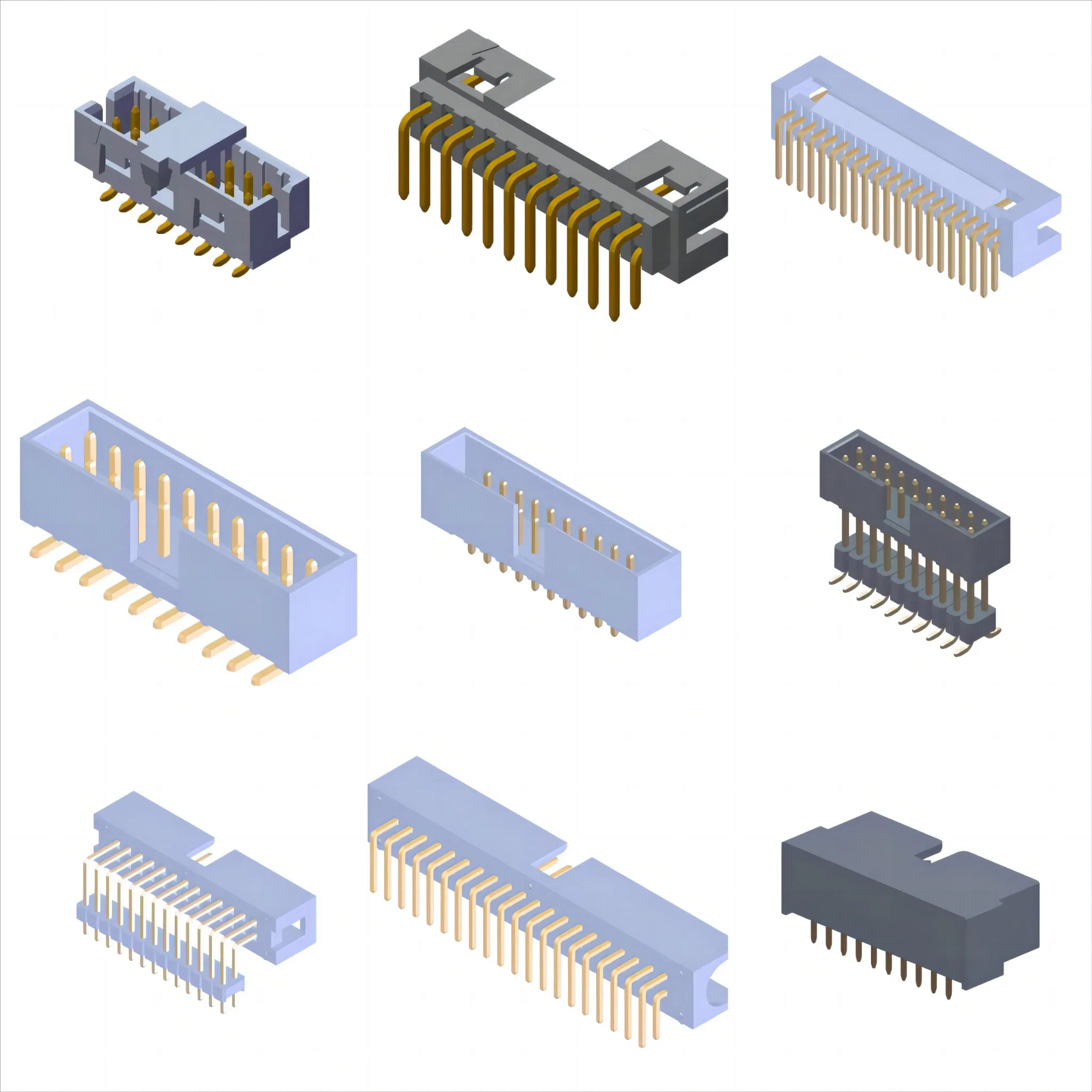 FPC FFC Zif ATX;Btx;Lvds;Pin Female Header;IC Socket;RJ45;USB;1394;DIN;HDMI;Pcie;S ATA;Wtb;Btb;Wtw;RF;D-SUB;DVI;Ngff;M2;SIM;Memory;Battery;Pogo Pin Connector