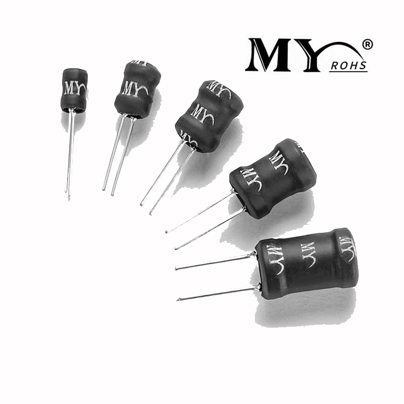 Customized Magnetic Coil Ferrite Drum Core Inductor Radial Leaded Power Inductor